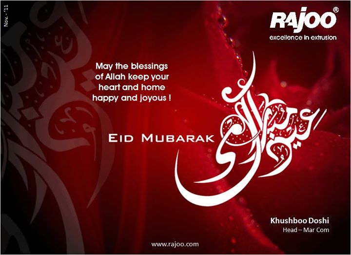 Rajoo wishes you all Eid Mubarak !