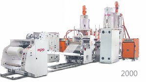 The first ever sheet line was launched for PET at Plastindia 2000, which received overwhelming response from India and abroad.

Introduced Asia's first stack type Universal Co-Extrusion Die christened UCD®. The die was displayed on a five layer co-extrusion blown film line at Plastindia 2000.