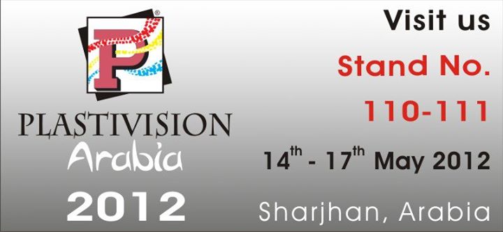 Visit Rajoo from 14th May till 17th May at the Plastivision Arabia 2012, Sharjah- Stall Number 110, 111.
http://www.plastivision.ae