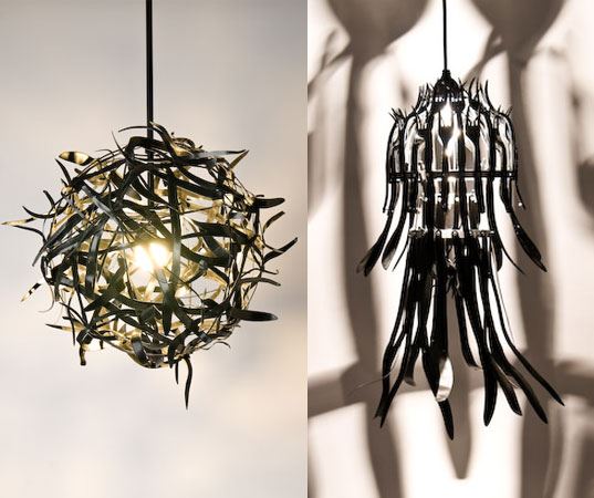 The Up-cycled rage - Lamps made out of Old Cutlery