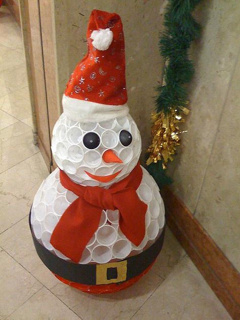 Prepare for the upcoming festive season - Let's make an environment friendly Snowman!