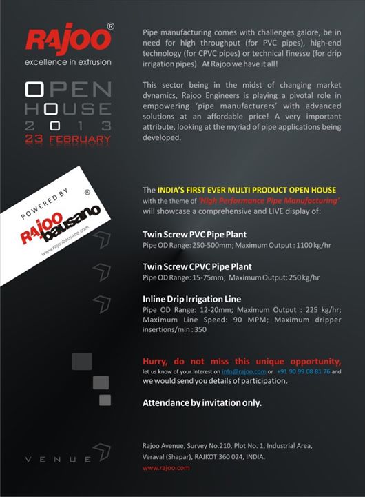 Experience India's First Ever Multi Product Open House!