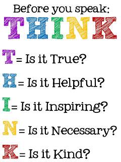 #Think before you #Speak :