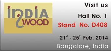 Visit us @ India Wood between 21st to 25th #February @ Bangalore, India !