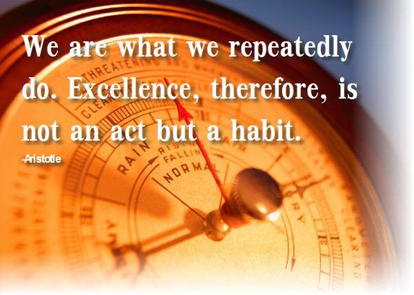 #Excellence #Habit #WiseWords
