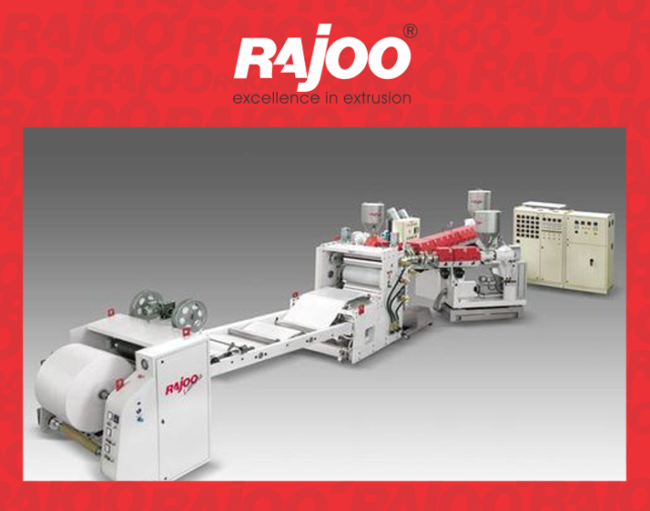 Rajoo Engineers, biodegradable film machine, nonwoven fabric machine, cup stacking machine, extruder for plastic, extrusion machinery, film inflation machine, green house film machine, hdpe pipe plant, inline dripper line, inline lateral pipe, machinery exporter, nine layer blown film machine, nonwoven bag making machine, plastic dunnage bag film, plastic Extruder, plastic processing equipment, plastic processing machinery, pvc conduit pipe, flexible pvc pipe, pvc medical pocket, pvc medical tube, pvc pipe diameter and thickness control, stretch film machine, thick thin sheet lines, thick thin sheet lines, twin screw pipe plant, twin screw pvc extruder, twin screw pvc pipe plant, wpc profile machine, sheet line , extrusion lines