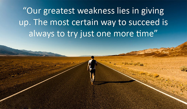 In order to succeed, we must first believe that we can.

#WiseWords