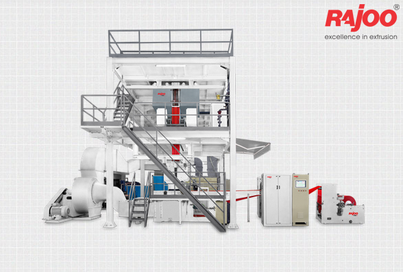 Rajoo Engineers, biodegradable film machine, nonwoven fabric machine, cup stacking machine, extruder for plastic, extrusion machinery, film inflation machine, green house film machine, hdpe pipe plant, inline dripper line, inline lateral pipe, machinery exporter, nine layer blown film machine, nonwoven bag making machine, plastic dunnage bag film, plastic Extruder, plastic processing equipment, plastic processing machinery, pvc conduit pipe, flexible pvc pipe, pvc medical pocket, pvc medical tube, pvc pipe diameter and thickness control, stretch film machine, thick thin sheet lines, thick thin sheet lines, twin screw pipe plant, twin screw pvc extruder, twin screw pvc pipe plant, wpc profile machine, sheet line , extrusion lines