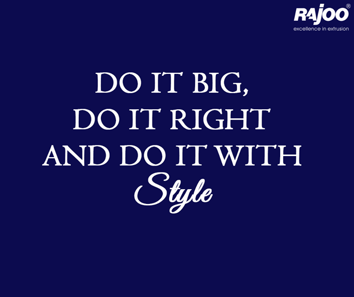 That's the secret of #success everyone should follow!

 #WiseWords #RajooEngineers