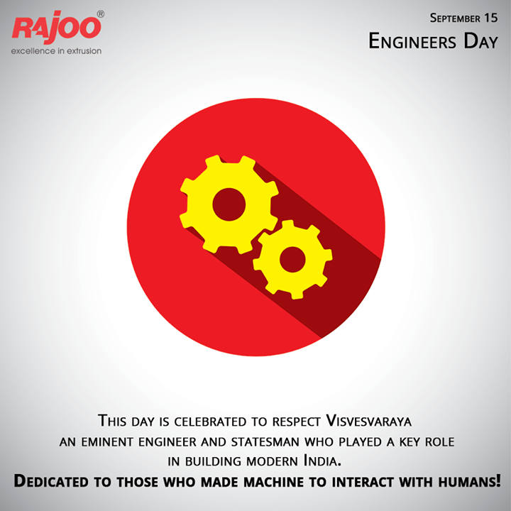 #HappyEngineersDay from Rajoo Engineers Limited,India !