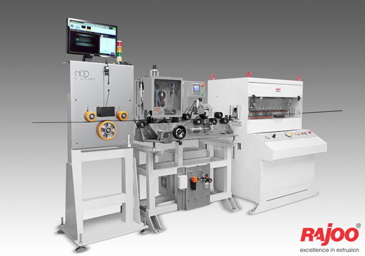 Rajoo offers drip irrigation extrusion systems for round and flat dripper with servo driven dripper insertion device, max output 250kg/hours. Dripex is equipped with two stainless steel Vacuum sizing tank and cooling System for precise water pressure, high corrosion resistant and long useful life. The 3-axis mechanical adjustment system with lateral position control allows quick precise positioning. The double belt haul-off is provided for optimum pulling force and to prevent ovality in pipe.

Read More : http://goo.gl/OvwCLd

#RajooEngineers #Rajkot