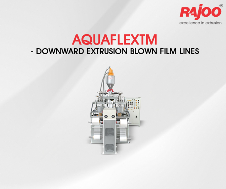 AQUAFLEX blown film lines are downward extrusion water quenched universal application film lines to produce various combinations of PP and PE grades tailored to customer's specific requirements

Read More : http://www.rajoo.com/ 
#RajooEngineers #Rajkot