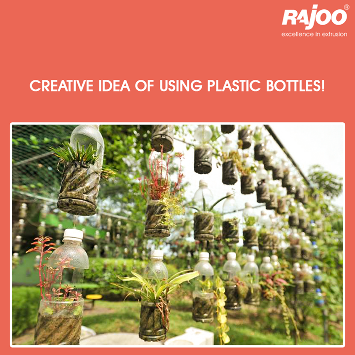The perfect reuse of plastic.

#ManyUseOfPlastic #Plastic #Rajoo