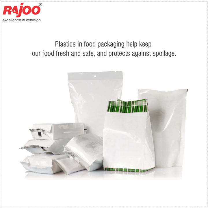 #DidYouKnow

Plastics in food packaging help keep our food fresh and safe, and protects against spoilage. Plastic packaging provides a hygienic and safe environment for foods and medicine by protecting against contamination while keeping foods fresh throughout use. It also often provides tamper-evident features for food and medicine.

#PlasticsInFoodPackaging #RajooEngineers #Rajkot