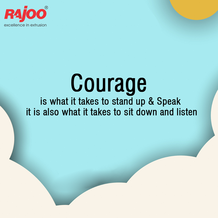 Listening is a great skill & to become a good leader, you must perfect it. 

#MotivationMonday #WiseWords #RajooEngineers