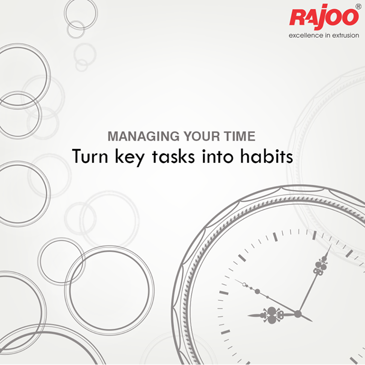 Make your key tasks a part of your habit! Your mind will be thus trained in the habit of doing that task which makes it more natural & enjoyable

 #RajooEngineers #Rajkot