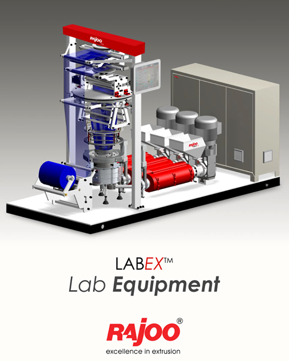 LabEX – Combo can be used as a laboratory line for testing and developing of new formulations and products, process and parameter control is of utmost significance.  An innovative barrier sheet cum blown film line is one of its kinds in the whole world.

#RajooEngineers #Rajkot