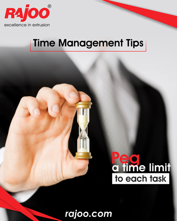 Be clear that you need to finish X task by 10am, Y task by 3pm, and Z item by 5:30pm. This prevents your work from dragging on and eating into time reserved for other activities.

#TimeManagementTips #RajooEngineers #Rajkot