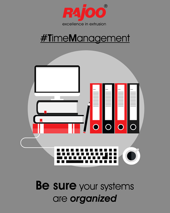 Are you wasting a lot of time looking for files on your computer? Take the time to organize a file management system. Is your filing system slowing you down? Redo it, so it's organized to the point that you can quickly lay your hands on what you need.

#TimeManagement #RajooEngineers #Rajkot