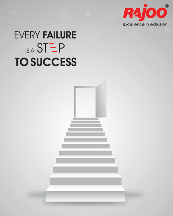 Step on your failures to reach your aim.

#RajooEngineers #Rajkot