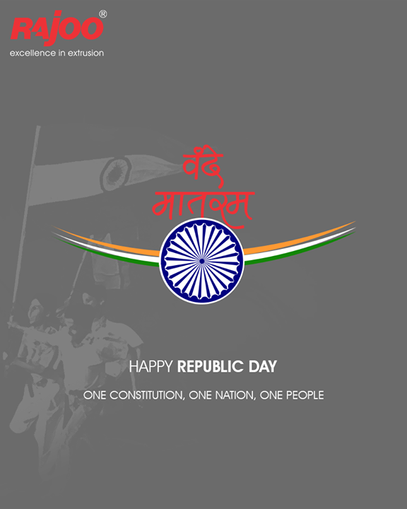 Here's extending warm wishes to all on Republic Day!

#RepublicDay #HappyRepublicDay #Salute #India #RajooEngineers #Rajkot #PlasticMachinery #Machines #PlasticIndustry