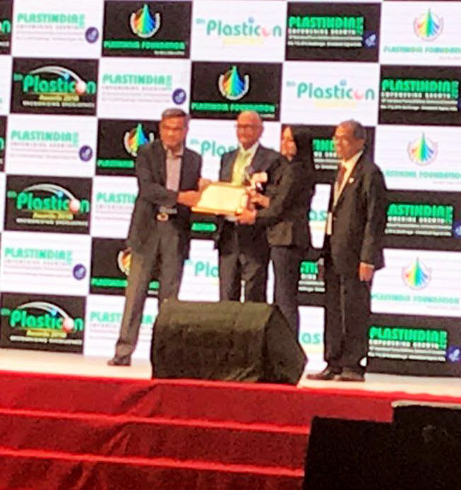 Ms. Khushboo Doshi, Rajoo Engineers Limited,India is conferred with the most coveted awards of the Indian Plastics Industry under the category of Best Performing Female Entrepreneur at PLASTINDIA 2018!

#ProudMoment #RajooEngineers #Plastindia2018 #PlasticMachinery #Machines #PlasticIndustry