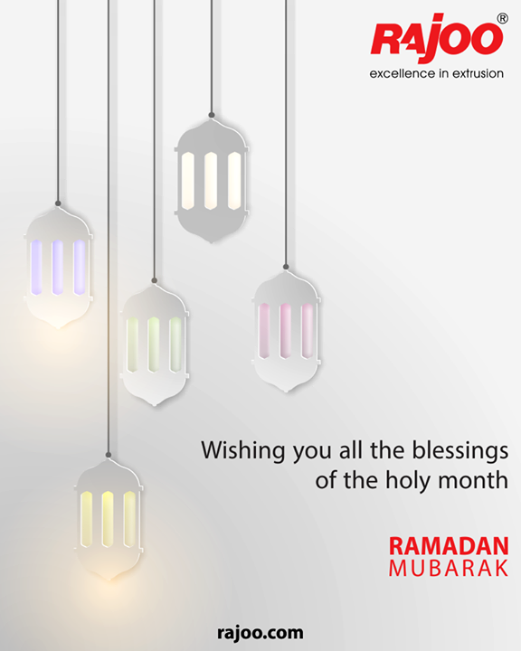 Wishing you all the blessings of the holy month.

#FestiveGreetings #Ramazan #Ramadan #RajooEngineers #Rajkot #PlasticMachinery #Machines #PlasticIndustry