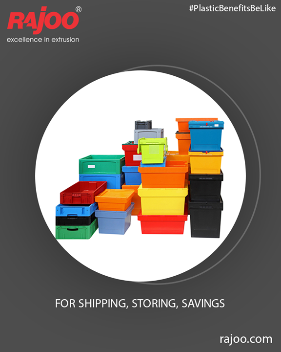 The use of plastics for shipping and storage will continue to grow. Strong, durable and tear resistant, plastic packaging saves energy, space, and money. They are strong enough for stacking and moldable into space-saving shapes, plastic containers can maximize warehousing room and lower storage costs.

#RajooEngineers #Rajkot #PlasticMachinery #Machines #PlasticIndustry