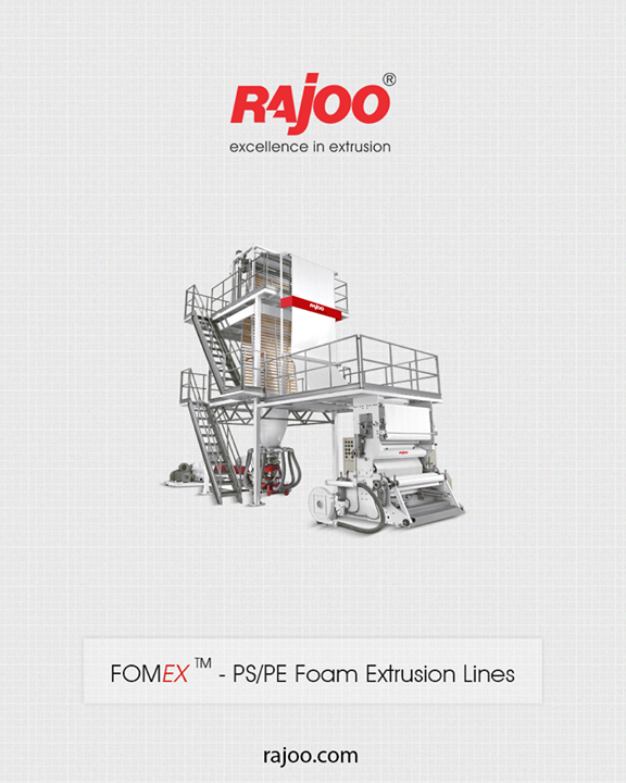 Rajoo Engineers Limited,India has done pioneering developments in polymer foam extrusion in India and have emerged as the only supplier of foam extrusion lines christened Fomex using both blown film (Fomex – B) and sheet extrusion (Fomex – S) process using either chemical or physical foaming.

#RajooEngineers #PlasticMachinery #Machines #PlasticIndustry