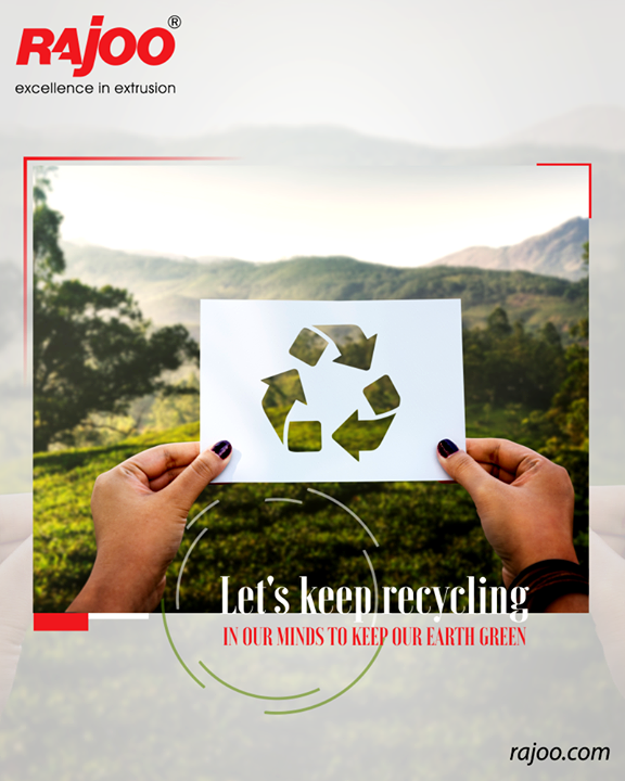 Save our earth with recycling!

#GoGreen #Recycle #RajooEngineers #Rajkot #PlasticMachinery #Machines #PlasticIndustry