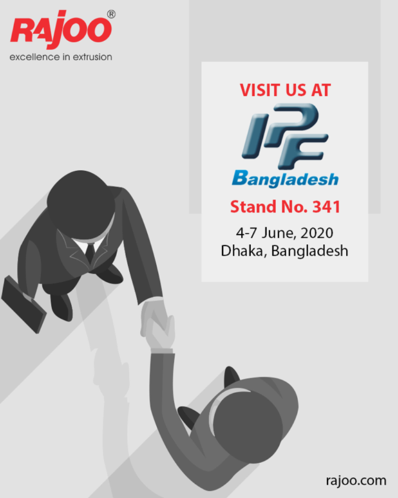 Visit us at IPF Bangladesh!

#RajooEngineers #Rajkot #PlasticMachinery #Machines #PlasticIndustry