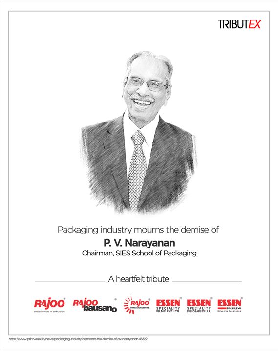 A heartfelt tribute!

#RIPPVNarayanansir #RajooEngineers #Rajkot #PlasticMachinery #Machines #PlasticIndustry