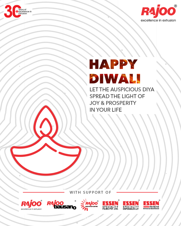 Let the auspicious diya spread the light of joy & prosperity in your life

#HappyDiwali #Diwali2020 #IndianFestival #Celebration  #RajooEngineers #Rajkot #PlasticMachinery #Machines #PlasticIndustry