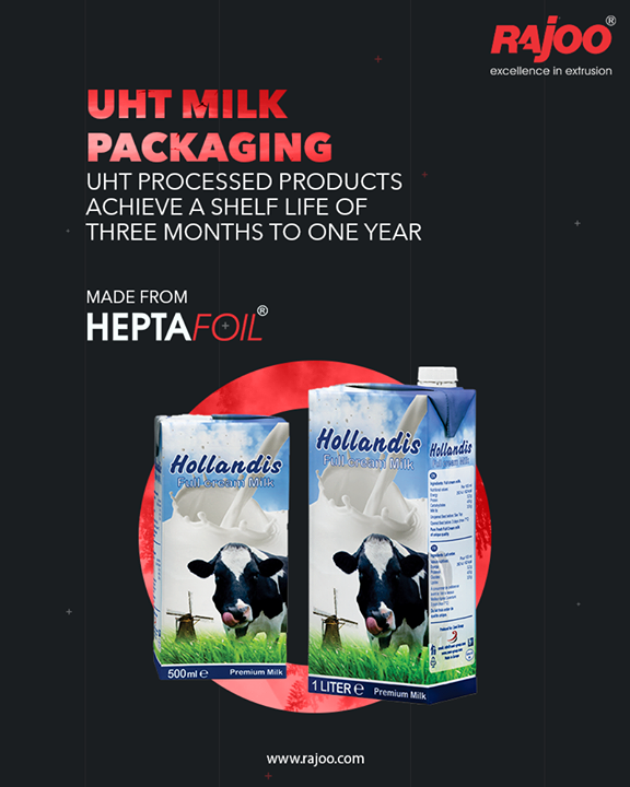 The UHT processed products made from Heptafoil can have a shelf life of three months to one year!

#RajooEngineers #Rajkot #PlasticMachinery #Machines #PlasticIndustry