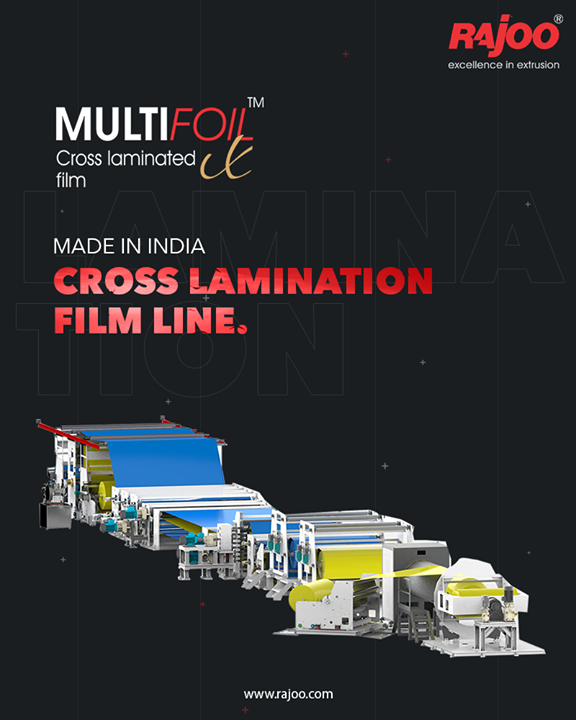 Multifoil X – 3 layer blown film extruders are offered with direct-coupled motors, fluid temperature controllers for grooved feed section along with manual or hydraulic screen changer, CSD- Cylindrical Spiral Die (bottom fed vertical cylindrical spiral system), calibration basket, oscillating haul off and surface winder.

The process is to produce PE cross-laminated tarpaulin by extruding molten resin into a continuous film. In this process resin and required additives are fed into extruders through a hopper. Heat and friction in the barrel convert the resin and additives to a melt and mix homogeneously, which is forced through a cylindrical spiral die to form a film.

#RajooEngineers #Rajkot #PlasticMachinery #Machines #PlasticIndustry