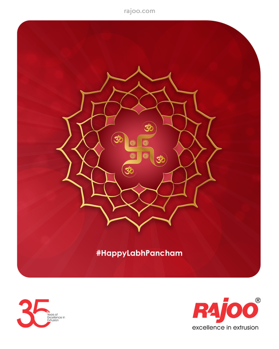 May this Day Usher your Life Towards Progress & Prosperity.

#ShubhLabhPancham #LabhPancham #LabhPancham2021 #IndianFestivals #Celebration #HappyDiwali #FestiveSeason #RajooEngineers #Rajkot #PlasticMachinery #Machines #PlasticIndustry