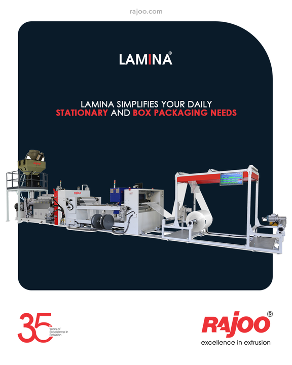 LAMINA series of sheet lines are designed for absolute ease of operation and are available in a host of configurations to suit individual customer's requirements. 

#RajooEngineers #Rajkot #PlasticMachinery #Machines #PlasticIndustry