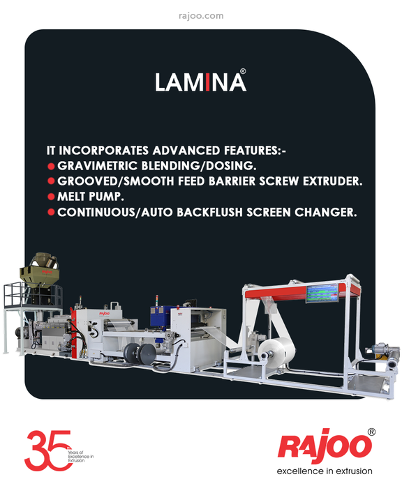 It is designed for making ease in operations. It's a series of sheet lines. The output ranges from 150kg/hr to 1500kg/hr. 
It processes various polymers like 
PS, PP, PE, PA, and EVOH.

#RajooEngineers #Rajkot #PlasticMachinery #Machines #PlasticIndustry