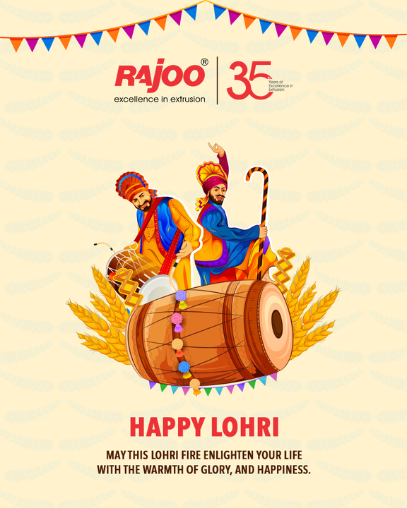 May this Lohri fire enlighten your life with the warmth of glory, and happiness.

#HappyLohri #Lohri #Lohri2022 #HappyLohri2022 #SpreadHappiness #RajooEngineers #Rajkot #PlasticMachinery #Machines #PlasticIndustry