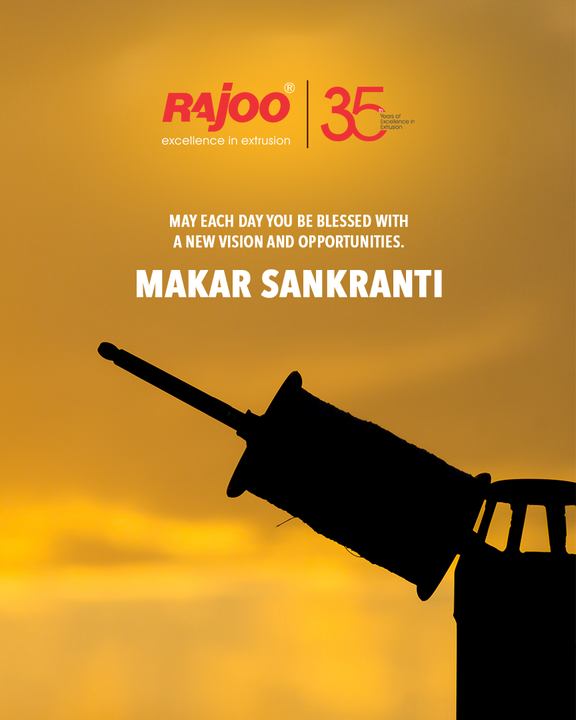 May each day you be blessed with a new vision and opportunities.

Happy Uttarayan!!

#HappyMakarSankranti #HappyUttarayan #MakarSankranti #MakarSankranti2022 #Kites #SpreadHappiness #RajooEngineers #Rajkot #PlasticMachinery #Machines #PlasticIndustry