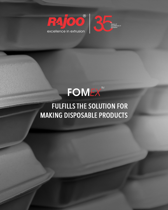 Fomex series sheet lines output ranges from 250kg/hr to 500kg/hr. It fulfills the solution for making disposable products. It gives solutions to produce foam with a low density of 0.02 kg/m3 to medium density of 0.22 kg/m3 and also high-density foam with a density of 0.45 kg/m3.

For more information,
Visit our Website:-
https://www.rajoo.com/fomex.html
.
.
.
#RajooEngineers #Rajkot #PlasticMachinery #Machines #PlasticIndustry