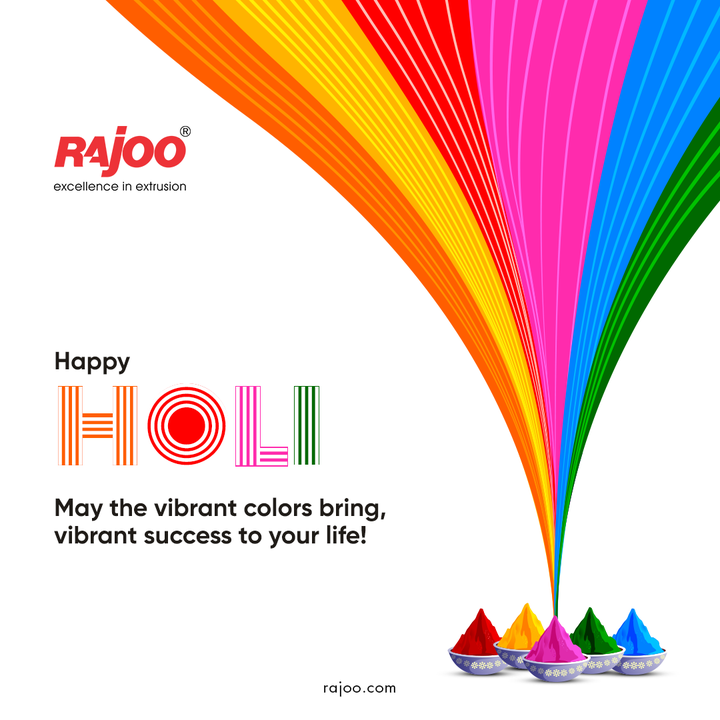 May the vibrant colors bring, vibrant success to your life!

#Holi #HoliFestival #HoliHai #HappyHoli #ColorFestival #Holi2022 #RajooEngineers #Rajkot #PlasticMachinery #Machines #PlasticIndustry