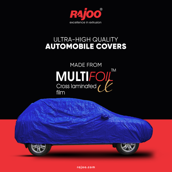 Car covers protect your car from getting dirty. It protects from all sorts of damages that might a car face. MUTLIFOIL X caters to the requirement of producing car covers. 

For more information,
visit our website,
https://www.rajoo.com/multifoil_x.html
.
.
.
#RajooEngineers #Rajkot #PlasticMachinery #Machines #PlasticIndustry
