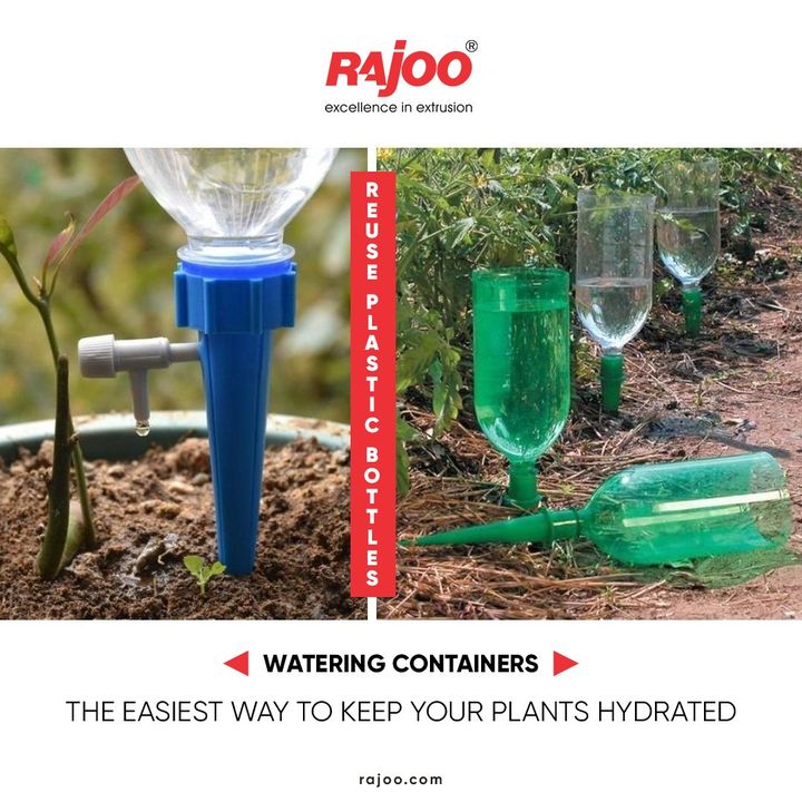 Water containers are the easiest way to keep your plants hydrated in your absence. Reuse plastic bottles in the best possible ways. 

For more information,
https://foshbottle.com/blogs/fosh/60-ways-to-reuse-plastic-bottles
.
.
.
#Reuse #Plastic #RajooEngineers #Rajkot #PlasticMachinery #Machines #PlasticIndustry