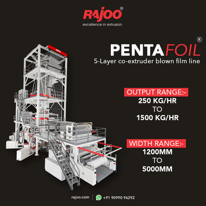 The versatile extruder PENTAFOIL gives an outstanding output range. It caters to the need for packaging. 

At Rajoo, we believe in meeting the demands of our consumers. We provide solutions that meet or exceed our clients' expectations.

For more information,
Visit our website,
https://www.rajoo.com/pentafoil.html
.
.
.
#Pentafoil #Extruder #RajooEngineers #Rajkot #PlasticMachinery #Machines #PlasticIndustry