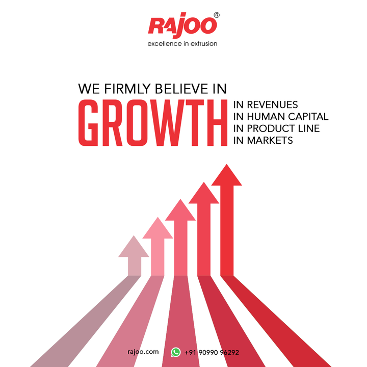 Growth elevates you to the pinnacle of success. We focus on every aspect that takes us to the graph of excellence. 
.
.
.
#RajooEngineers #Rajkot #PlasticMachinery #Machines #PlasticIndustry
