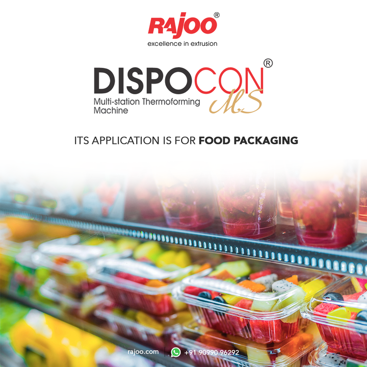 DISPOCON MS is designed to meet the packaging needs. It shields the food inside from the external environment. When it comes to ensuring food safety, packaging is a vital consideration.

At Rajoo, we endeavor to meet and exceed our clients' expectations. We design and build massive machinery that provides adequate packaging solutions.

For more information,
Visit our website,
https://www.rajoo.com/dispocon_ms.html

#RajooEngineers #Rajkot #PlasticMachinery #Machines #PlasticIndustry
