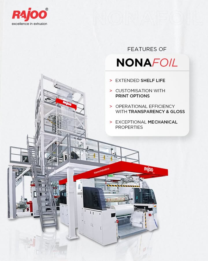 Rajoo Engineers, biodegradable film machine, nonwoven fabric machine, cup stacking machine, extruder for plastic, extrusion machinery, film inflation machine, green house film machine, hdpe pipe plant, inline dripper line, inline lateral pipe, machinery exporter, nine layer blown film machine, nonwoven bag making machine, plastic dunnage bag film, plastic Extruder, plastic processing equipment, plastic processing machinery, pvc conduit pipe, flexible pvc pipe, pvc medical pocket, pvc medical tube, pvc pipe diameter and thickness control, stretch film machine, thick thin sheet lines, thick thin sheet lines, twin screw pipe plant, twin screw pvc extruder, twin screw pvc pipe plant, wpc profile machine, sheet line , extrusion lines