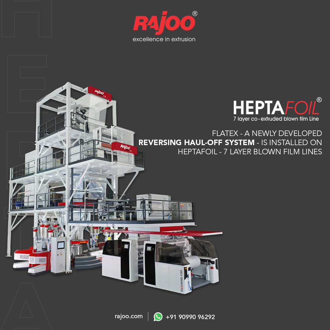 FlatEX is a newly developed system that is positioned immediately before the nip roll to reduce the bow and increase flatness. It is advantageous especially for thin films, resulting in improved productivity in post extrusion processes.<br /><br />For more information,<br />Visit our website,<br />https://www.rajoo.com/<br /><br />#Heptafoil #RajooEngineers #Rajkot #PlasticMachinery #Machines #PlasticIndustry