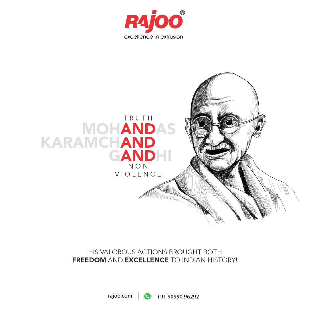 His valorous actions brought both freedom and excellence to Indian history!<br /><br />#MahatmaGandhi #GandhiJayanti2022 #HappyGandhiJayanti #HappyGandhiJayanti2022 #NationalFestival #FatherOfTheNation<br />#RajooEngineers #Rajkot #PlasticMachinery #Machines #PlasticIndustry